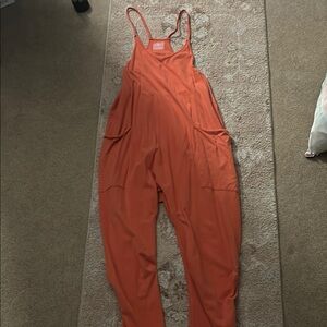 Women's Orange Jumpsuit